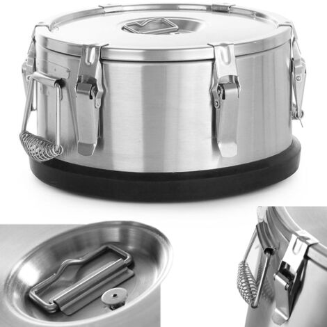 Récipient thermique, thermos en acier, pour le transport des aliments, 10L - Hendi 710104