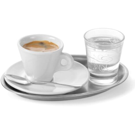 Lot De 4 Assiettes Rondes En Acier Inoxydable 304 - Ø 16 Cm - Pour Service Fruits, Apéritifs, Soupes - Idéal Pique-nique, Camping