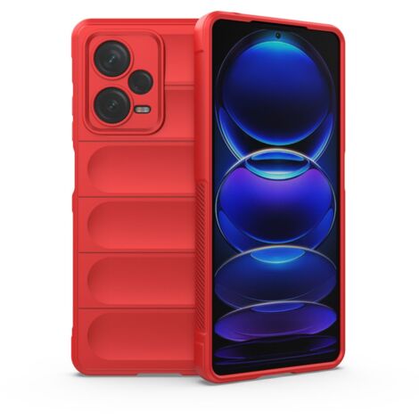 Housse flexible pour Xiaomi Redmi Note 12 Pro+ Magic Shield Case, rouge (1/5)