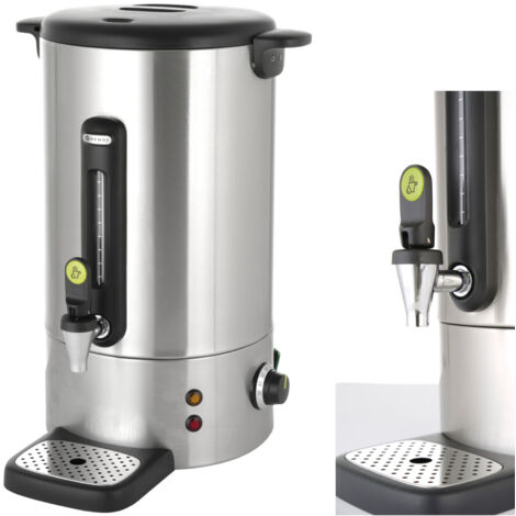 Percolateur Café HENDI Percolateur à Café, Paroi Siple, Bac à Filtre Intégré, Robinet Percolateur Delonghi