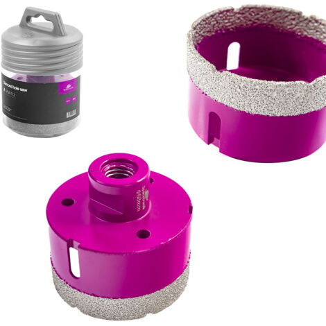 Scie Cloche Diamantée BIZLINE 68mm - Trépan Filetage M14 Pour Perceuse - Fabriqué En France