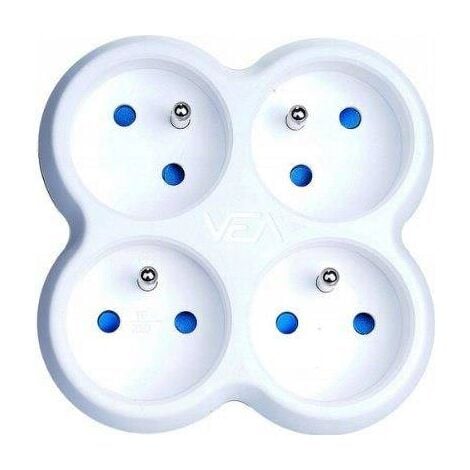 SPLITTER RÉSEAU VOLEUR 4 PRISES IP20