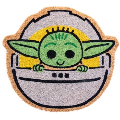 Star Wars - Paillasson en forme de Baby Yoda (40 x 60 cm) (1/4)