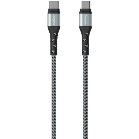 Energizer Ultimate - Câble de connexion USB-C vers USB-C 2m (Argent) (1/2)