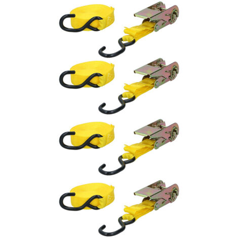 Dunlop - Courroies de transport avec tendeur 4 pcs 5,1 m / 350 kg (1/2)