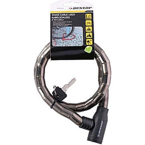 Antivol Vélo à Câble Knog Kabana - 740 Mm - Support Inclus - Clé - Noir (Neuf)