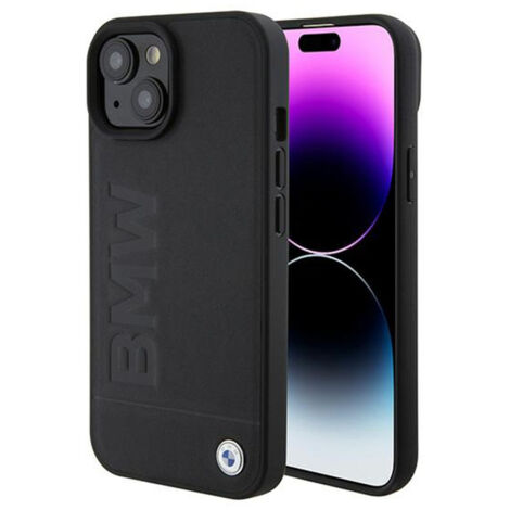 Étui BMW MagSafe pour iPhone 15 noir (1/4)