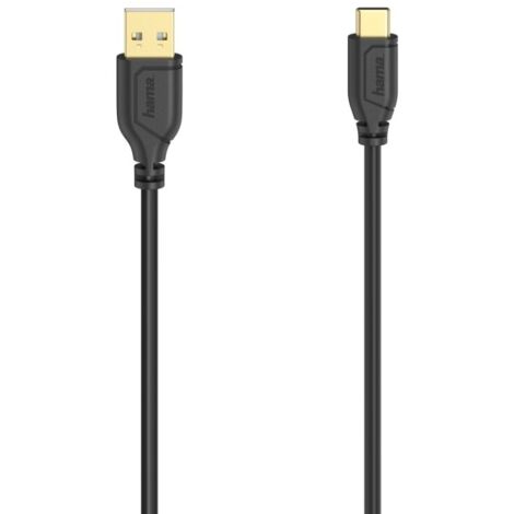 Hama Cavo USB-C-OTG Flexi-Slim, USB 2.0, 480 Mbit/s, Chilli Pepper, 0,15 m