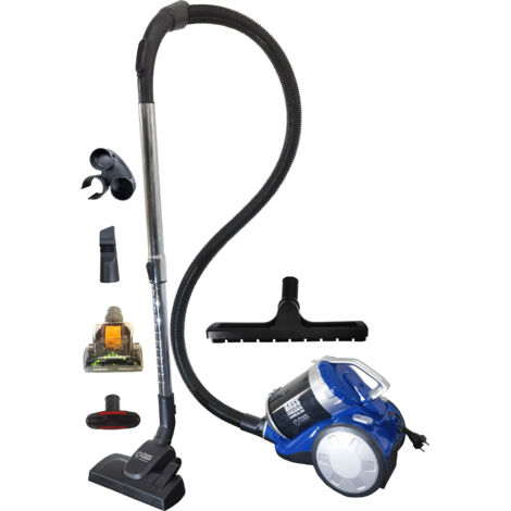 Aspirateur sans sac 900W – Technologie Multicyclone – Puissance d'aspiration 25Kpa – Capacité réservoir 3L – Filtre HEPA H13