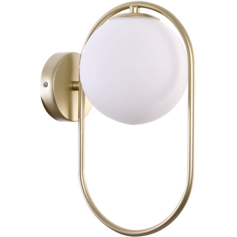 Applique murale laiton/verre blanc Cordel Candellux (1/4)