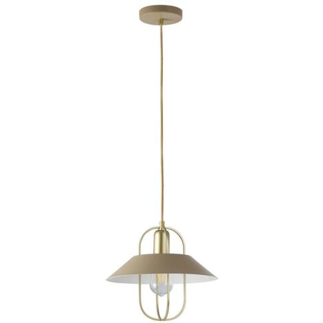 Suspension industrielle E27 1x40W couleur or 3519 Nesrin Rabalux (1/3)