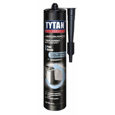 Mastic bitumineux pour toitures au titane noir 280 ml - SIL DEK T C