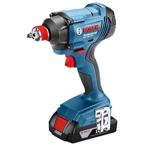 Bosch – Clé à chocs sans fil 18V – Couple max 180Nm – Vitesse 2800 tr/min – Mandrin hexagonal 1/4'' et carré 1/2'' – 6019G5226