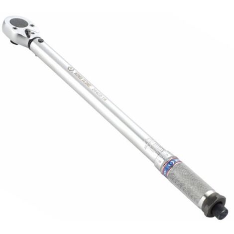 Clé dynamométrique 1/2' 42-210 Nm – Mécanisme à cliquet 24 dents – Longueur 450 mm – Poignée moletée pour meilleur grip – King Tony (1/3)