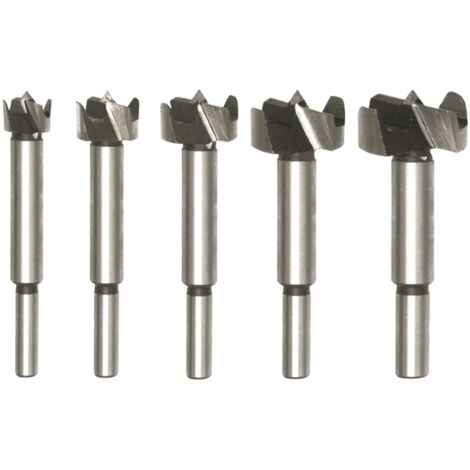 Coffret de forets pour perceuse 5 pièces – Pour bois dur et teck – Emmanchement hexagonal – 22551 – Vorel (1/2)