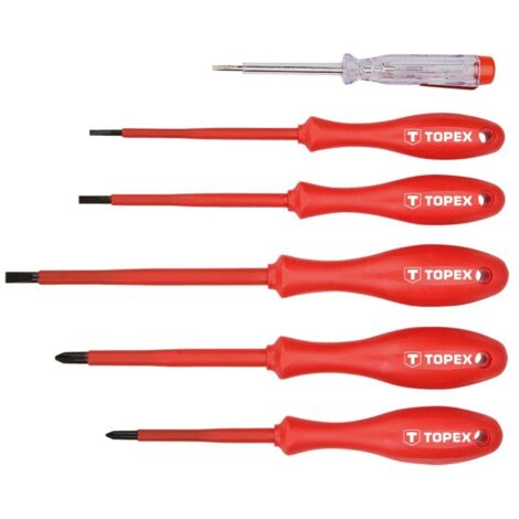 Tournevis 1000 V, lot de 6 (1/2)