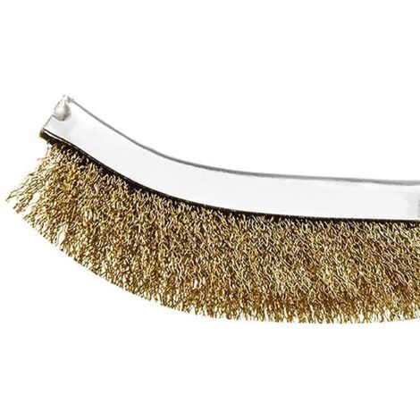 Brosse métallique de 240 mm, manche en plastique (1/3)