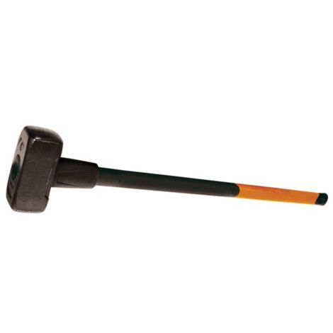 Fiskars – Masse XXL – Tête en acier au carbone forgé – Manche en fibre de verre 900mm – Poids 6 kg pour enfoncement de pieux en bois (1/10)