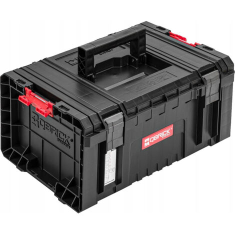 Qbrick – Caisse à outils modulaire 450x334x240mm – Joint flexible étanche – Compartiments réglables – Polyamide renforcé – Capacité 19 litres