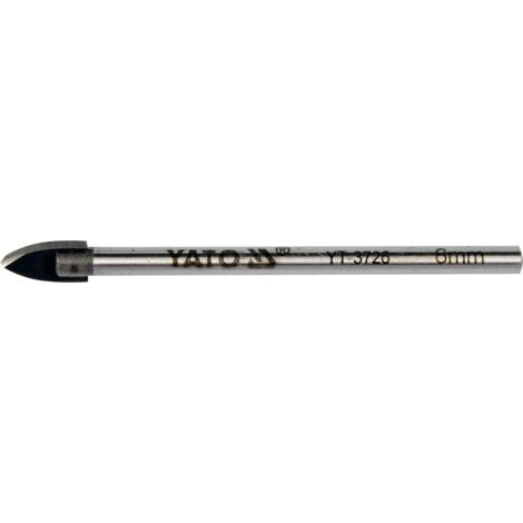 FORET POUR VERRE ET CÉRAMIQUE 4 MM - YT-3725 (1/2)