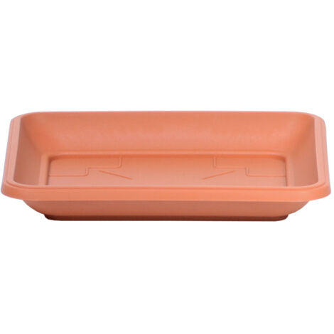 Prosperplast - Base/sottovaso in colore terracotta per fioriera TERRA