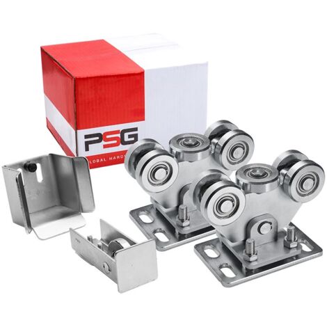 CHARIOT DE PORTAIL 2 PIÈCES + ROULEAU + DOUILLE DE COULISSEMENT POUR PROFIL 70 - PO60.00P.70