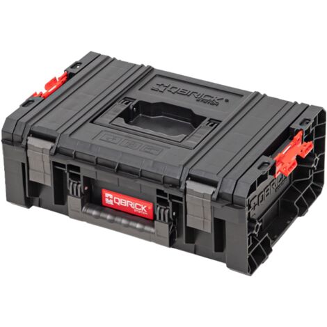 Qbrick – Coffre à outils 450x332x171mm – Résistant à la poussière et à l'eau – Capacité 12 litres – Pour outils électriques – Plateau spacieux