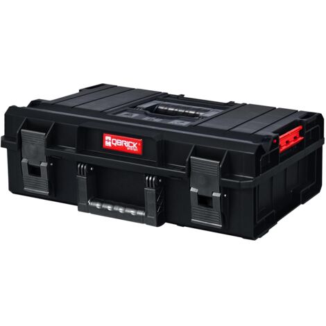 Boîte à outils universelle ONE 200 – 6 compartiments amovibles – Joint souple anti-poussière et étanche – Capacité 15,5L – Construction renforcée – Qbrick System (1/4)