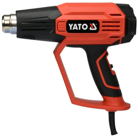 Pistolet thermique 2000 W 50  600 °C, 3 vitesses, écran LCD + mémoire - YT-82296 (1/5)