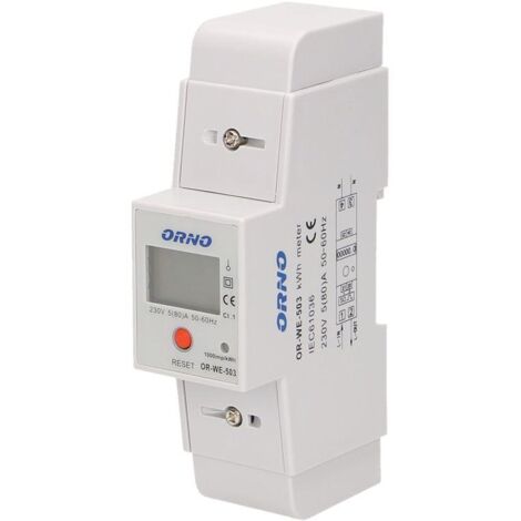1-FAZOWY WSKAŹNIK ZUŻYCIA ENERGII 80A - ON-WE-503 (1/5)