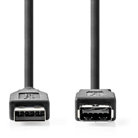 Câble Péritel Nedis - Péritel Vers VGA Femelle - 2 M - Noir - Pour Connecter Appareils Vidéo
