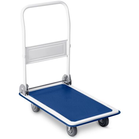 Chariot de transport manuel HM-505, blanc et bleu (1/4)