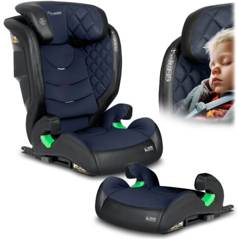 Siège auto enfant Louis Noir/Marine 15-36 kg – Installation ISOFIX – Protection latérale renforcée – Réglage appui-tête 12 positions