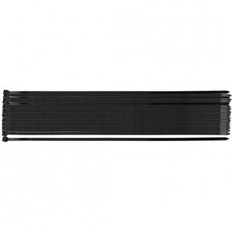 Attaches de câble extrêmes 9,0 × 650 mm, noires, 50 pièces. (1/5)