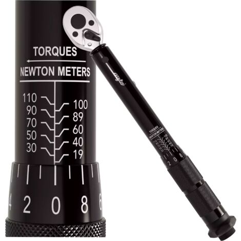 MJW Clé dynamométrique 3/8"" 19-110 Nm noir (1/5)