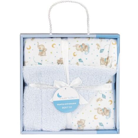 Interbaby Couverture À Langer 78X78 TissuCoton Mod.Cabaña Verd