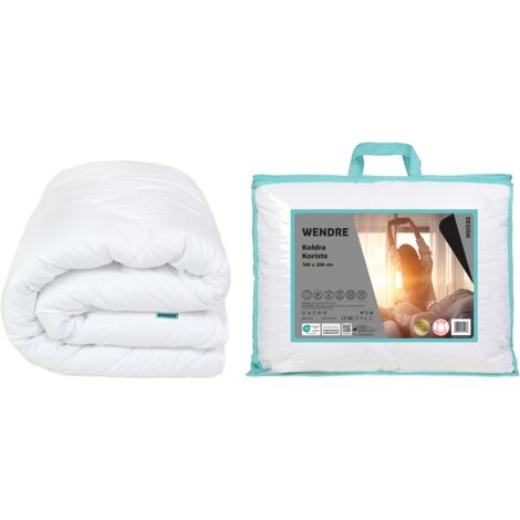 DecoKing - Couette 200x200cm Toute Saison 1700g | Housse 100% Microfibre | Hypoallergénique | Lavable 95°C | Certifié Oeko-Tex