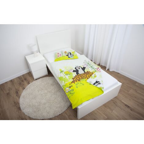 Couette Bébé 100x135 Cm + Oreiller 60x40 Cm – Ensemble Coton Afrique Sans Housses, Doux Et Respirant Pour Lit Enfant