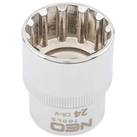 Douille cannelée 1/2", 24 mm (1/2)