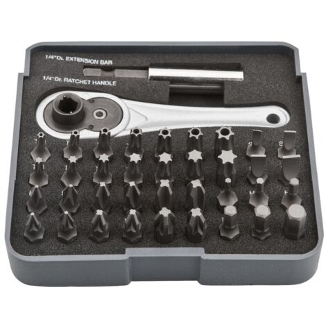 Embouts de tournevis avec support, lot de 38 (1/5)