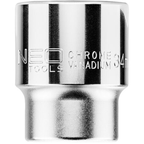 Douille hexagonale NEO 3/4"", 34 mm - Acier au chrome vanadium, DIN 3124 (1/3)