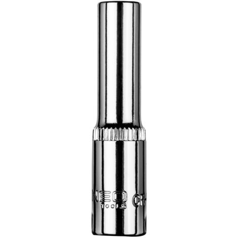 Douille hexagonale longue NEO 1/4"", 6 mm - Acier au chrome vanadium durable (1/2)