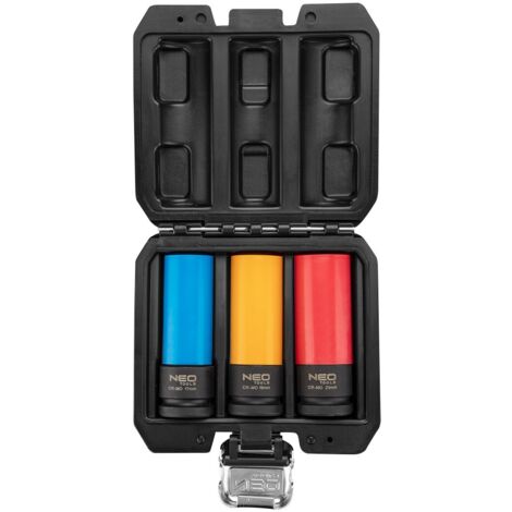 Enjoliveurs de jante en aluminium - lot de 3 (17 mm, 19 mm, 21 mm), Cr-Mo (1/5)