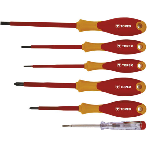 Tournevis 1000 V, lot de 6 (1/3)