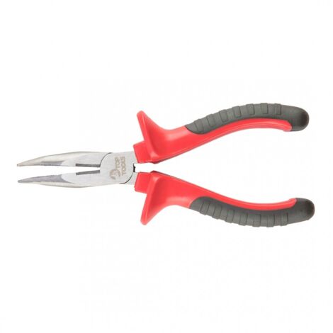 LEONTOOL Pince à Bec Courbé Pour La Fabrication De Bijoux, Pince à Bec Courbé De 12,7 Cm Avec Mâchoires Dentelées