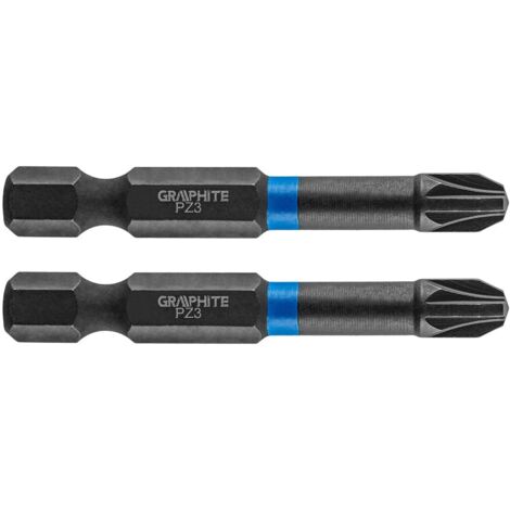 Embouts à percussion PZ3 x 50 mm, 2 pièces. (1/2)