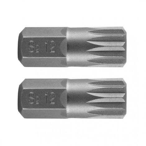 Embout cannelé M12 x 30 mm, S2 x 2 pièces. (1/3)