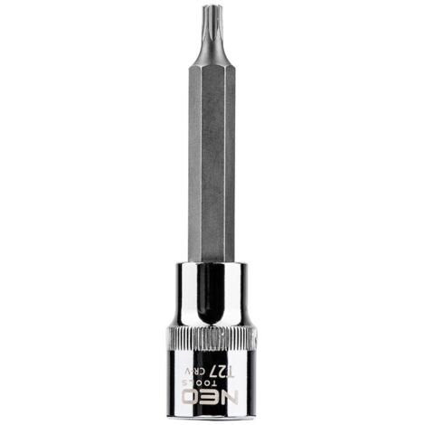 Embout Torx sur douille 1/2", T27 x 100 mm (1/2)