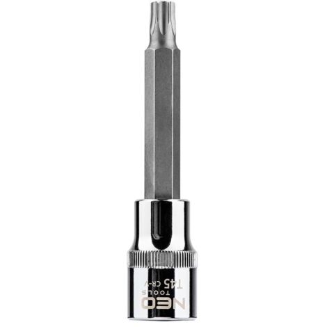 Embout Torx NEO T45 100 mm - Douille 1/2", acier S2 (1/2)
