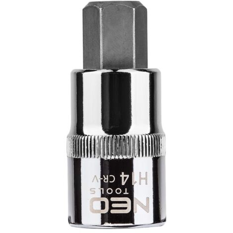 Embout hexagonal NEO 1/2", H14, 55 mm - Acier au chrome vanadium durable (1/2)